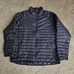 Vtg Y2k NIKE Tonal Box Logo Plain Gorp Techwear Down Fill puffer Jacket XXL